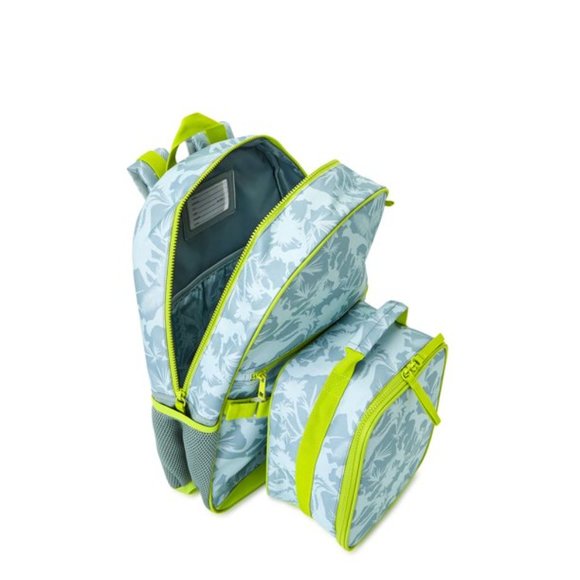 Wonder Nation Children's Backpack 3-Piece Set Green Dinosaur Print - Picture 4 of 4